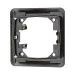 JUNG CD90HP Halteplatte 1fach, Thermoplast, Serie CD/LS, schwarz 