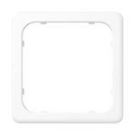 JUNG CDAT581ZWW Zwischenrahmen AeroTec04, Duroplast, alpinweiß, senkrechte und waagerechte Montage 