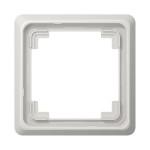 JUNG CDP581LG Rahmen 1fach, CD PLUS, Duroplast, lichtgrau, senkrechte und waagerechte Montage 