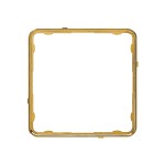 JUNG CDP81GGO Applikations-Rahmen, CD PLUS, Thermoplast, glanzgold (galvanisiert) 