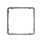 JUNG CDP81GT Applikations-Rahmen, CD PLUS, Thermoplast, granit 