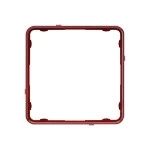 JUNG CDP81RTM Applikations-Rahmen, CD PLUS, Thermoplast, rot-metallic 