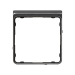 JUNG CDP82SWM Applikations-Segment 1fach, CD PLUS, Thermoplast, schwarz-metallic 