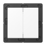 JUNG FOHA595WWM Friends of Hue Funk-Wandsender, 4-kanalig, Thermoplast lackiert, Serie A, schneeweiß matt 