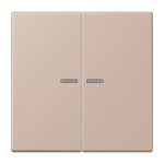 JUNG LC102KO5240 Wippe für KNX Taster, F10, mit Lichtleiter, Duroplast lackiert, Serie LS, ombre brûlée claire (32131) 