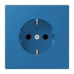 JUNG LC1520211 SCHUKO®-Steckdose, 16 A 250 V ~, Duroplast lackiert, Serie LS, bleu céruléen 31 (32030) 