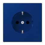 JUNG LC1520261 SCHUKO®-Steckdose, 16 A 250 V ~, Duroplast lackiert, Serie LS, bleu outremer foncé (4320T) 