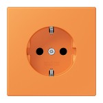 JUNG LC1521225 SCHUKO®-Steckdose, 16 A 250 V ~, Schraubklemmen, Duroplast lackiert, Serie LS, orange clair (32081) 