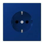 JUNG LC1521261 SCHUKO®-Steckdose, 16 A 250 V ~, Schraubklemmen, Duroplast lackiert, Serie LS, bleu outremer foncé (4320T) 