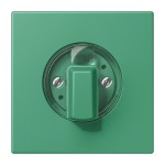 JUNG LC1941250 Abdeckung für Drehschalter 1fach, Duroplast lackiert, Serie LS, vert 59 (4320G) 