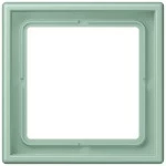 JUNG LC981217 Rahmen 1fach, LS 990, Duroplast lackiert, vert anglais clair (32041), senkrechte und waagerechte Montage 