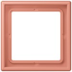 JUNG LC981233 Rahmen 1fach, LS 990, Duroplast lackiert, l’ocre rouge moyen (32111), senkrechte und waagerechte Montage 