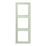 JUNG LC983218 Rahmen 3fach, LS 990, Duroplast lackiert, vert anglais pâle (32042), senkrechte und waagerechte Montage 