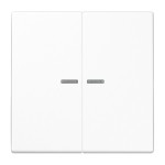JUNG LS102KO5WW Wippe für KNX Taster, F10, mit Lichtleiter, Duroplast, Serie LS, alpinweiß 
