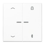 Jung LS1751PBTWW LB-ManagementTimer Universal Bluetooth® Pfeile Duroplast Serie LS alpinweiß 