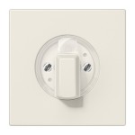 JUNG LS1941 Abdeckung für Drehschalter 1fach, Duroplast, Serie LS, weiß 