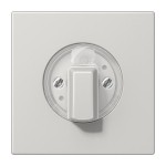 JUNG LS1941LG Abdeckung für Drehschalter 1fach, Duroplast, Serie LS, lichtgrau 