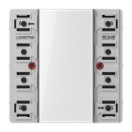 JUNG LS5092TSM KNX Tastsensor-Modul Universal, 2fach, F50, Serie LS 