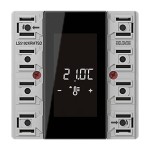 JUNG LS5192KRMTSD KNX Kompakt-Raumcontroller-Modul, 2fach, F50, Serie LS 