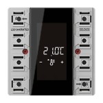 JUNG LS5194KRMTSD KNX Kompakt-Raumcontroller-Modul, 4fach, F50, Serie LS 
