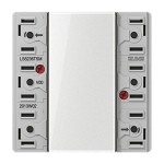 JUNG LS5236TSM Tastsensor-Modul 24 V AC/DC, 20 mA, 3-kanalig, 6 Schaltpunkte, F50, Serie LS 