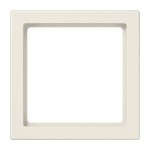 JUNG LS961Z5 Zwischenrahmen 55 x 55 mm, Thermoplast, weiß, senkrechte und waagerechte Montage 