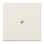 JUNG LS990A Leitungsauslass mit Zugentlastung, Duroplast, Serie LS, weiß 