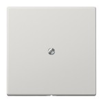 JUNG LS990ALG Leitungsauslass mit Zugentlastung, Duroplast, Serie LS, lichtgrau 