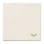 JUNG LS990L Wippe 1fach, Symbol Licht, Duroplast, Serie LS, weiß 