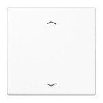 JUNG LS990PWW Wippe 1fach, mit Pfeilsymbolen, Duroplast, Serie LS, alpinweiß 