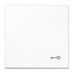 JUNG LS990TWW Wippe 1fach, Symbol Tür, Duroplast, Serie LS, alpinweiß 