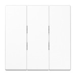 JUNG LS993BFWW Wippe 3fach, Thermoplast, Serie LS, alpinweiß 