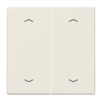 JUNG LS995MP Wippe 2fach, mit 4 Pfeilsymbolen, Duroplast, Serie LS, weiß 