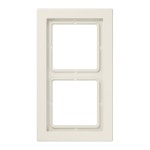 JUNG LSD982W Rahmen 2fach, LS-DESIGN, Duroplast, weiß, senkrechte und waagerechte Montage 
