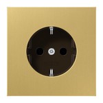 JUNG ME1520KIC SCHUKO®-Steckdose, 16 A 250 V ~, SAFETY+, Serie LS, Messing classic 