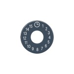 JUNG SKS11015 Skalenscheibe, Symbole 1...15, anthrazit 