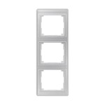 Jung SL583SI Rahmen 3-fach senkrechte Montage Acrylglas SL 500 silber 