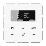 JUNG TRDCD1790WW LB-Management Raumthermostat-Set, Serie CD, alpinweiß 