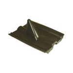 Televes KSZ60FS Kunststoffziegel schwarz Frankfurter Pfanne 