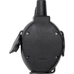 Merten Vollgummi-SCHUKO-Dreifach-Hängekupplung, schwarz 