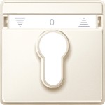 Merten Zentralplatte für Rollladen-Tast-Rastschalter-Einsätze, weiß, AQUADESIGN 