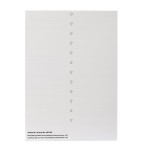 Merten Beschriftungsstreifen für 1-M-Rahmen mit Beschriftungsträger, polarweiß 