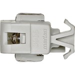 Merten Glimmlampenanhänger mit integrierter Lampe, grau 