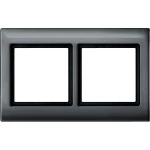 Merten AQUADESIGN-Rahmen, 2fach, anthrazit 
