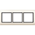 Merten AQUADESIGN-Rahmen, 3fach, weiß 