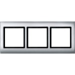 Merten AQUADESIGN-Rahmen, 3fach, aluminium 