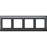 Merten AQUADESIGN-Rahmen, 4fach, anthrazit 