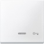 Merten Wippe mit Kontrollfenster und Aufdruck Schlüssel, polarweiß, System M 