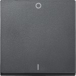 Merten Wippe mit Kennzeichnung 0/ 1, anthrazit, System M 