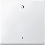 Merten Wippe mit Kennzeichnung 0/ 1, polarweiß, System M 